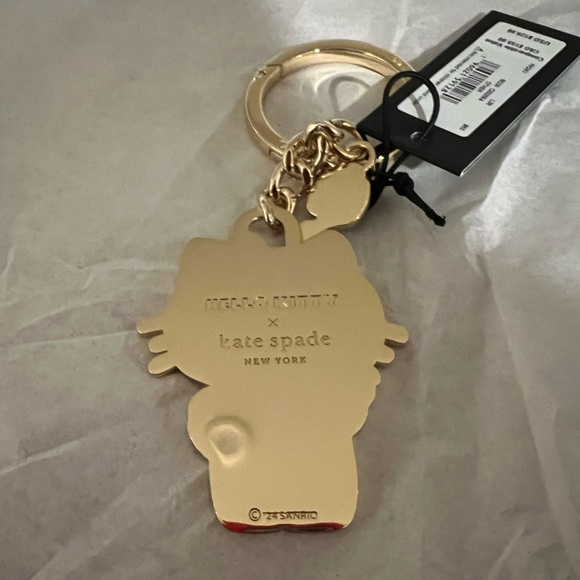 NWT Kate Spade Hello Kitty X Kate Spade Keychain - Picture 5 of 6